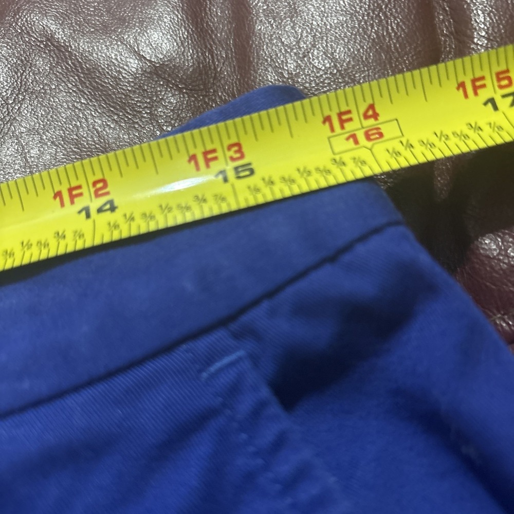 Polo Golf Ralph Lauren Knee Shorts Womens 10 Blue  Stretch Side Ladies‎ - Picture 5 of 6